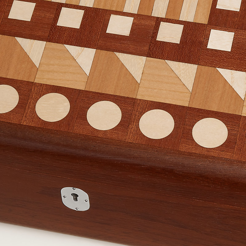 Casaque Jeux d'Ordre watch box - Beige | Hermès USA